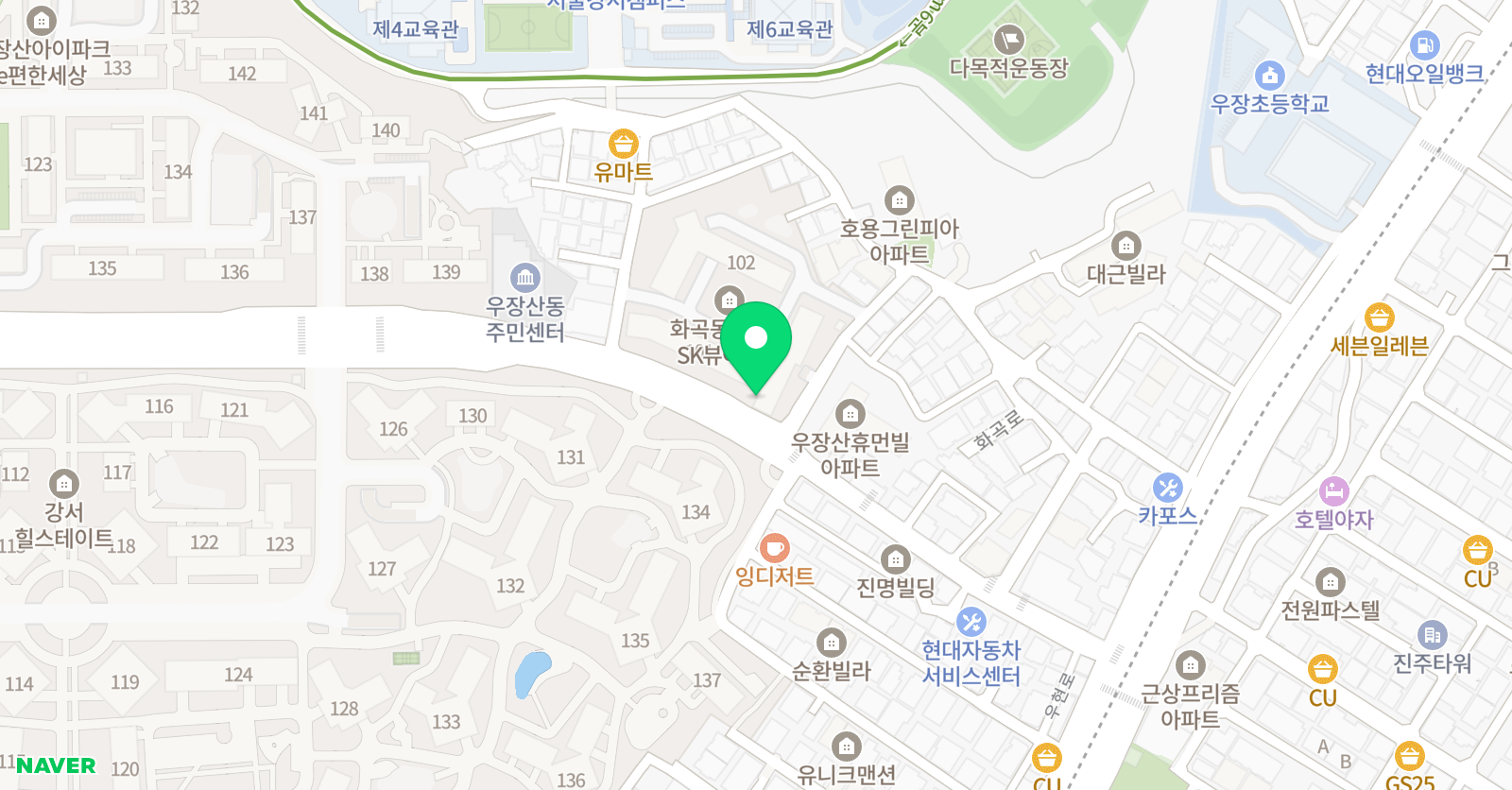 리엘뮤즈 음악학원 위치