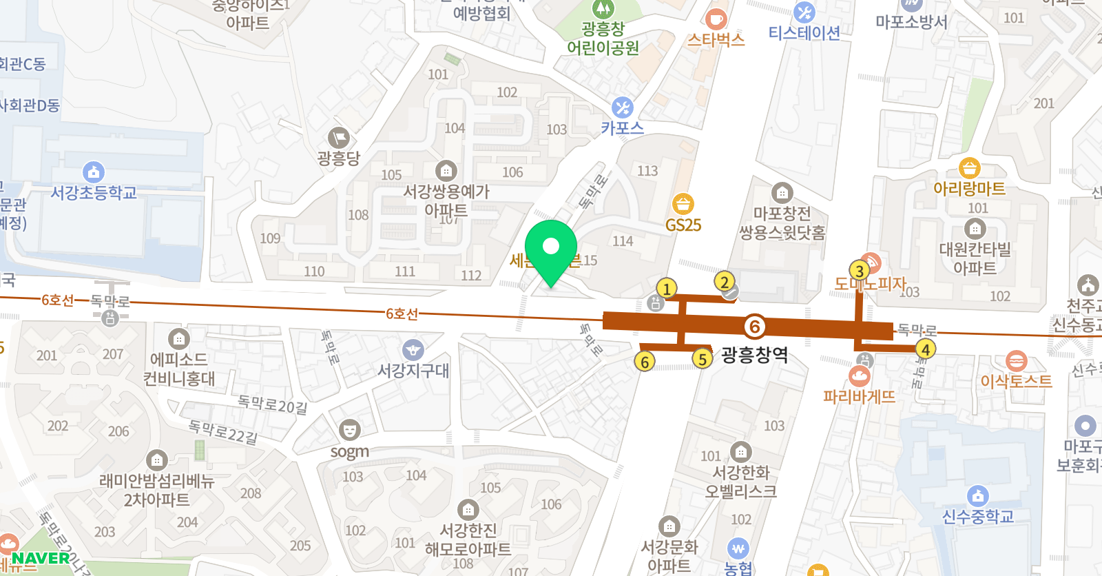대치제일 학원 위치