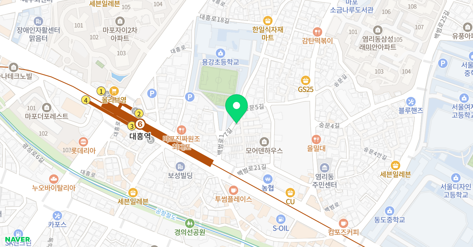 파란꿈 미술교습소 위치