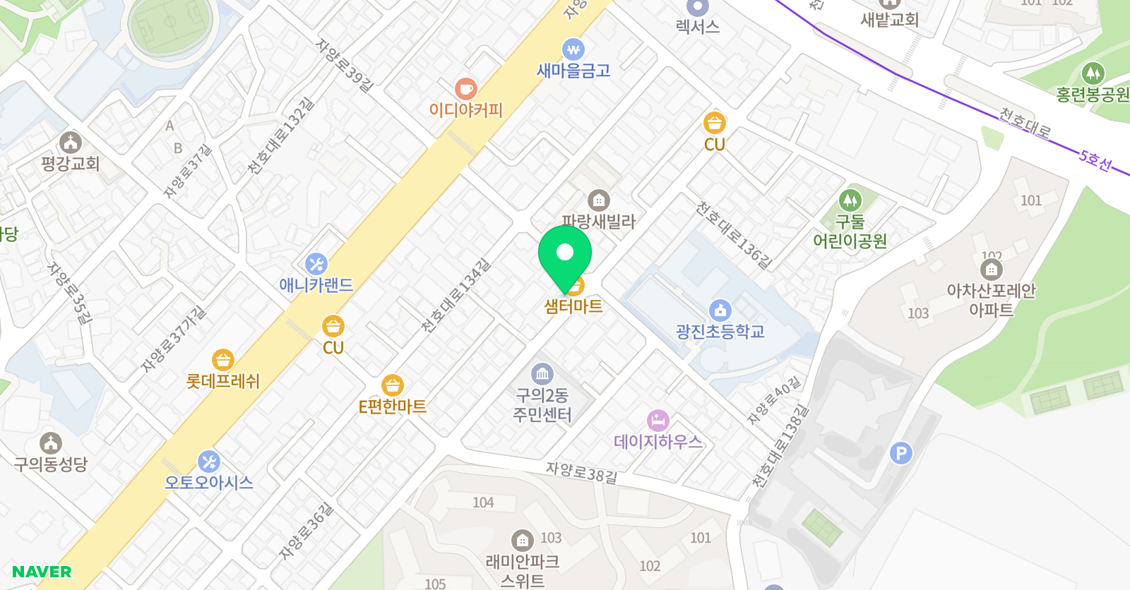 스마트해법영어 최선엘리트 학원 위치