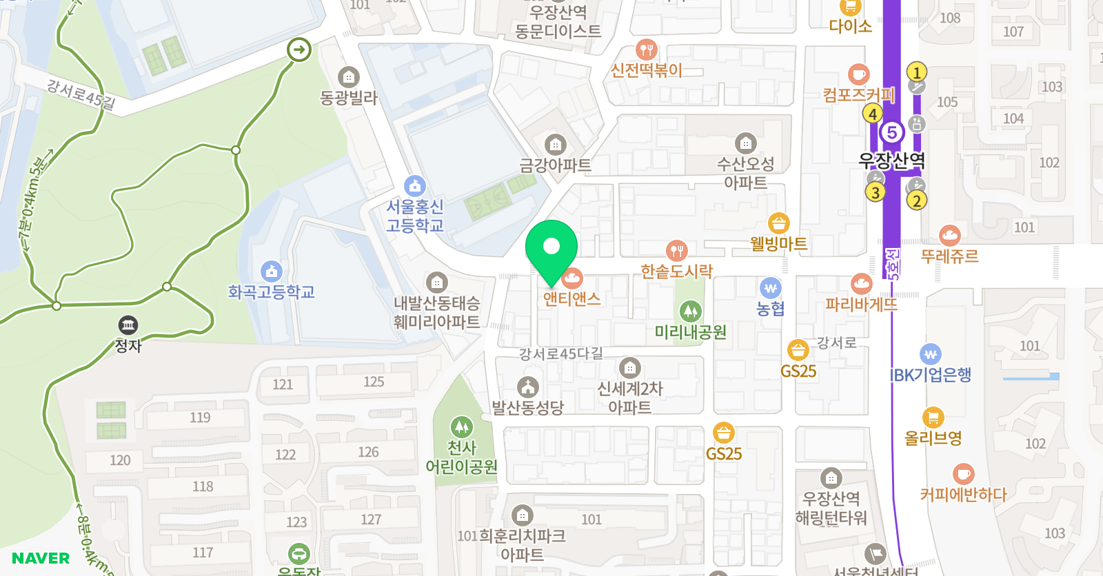 더 수학학원 위치