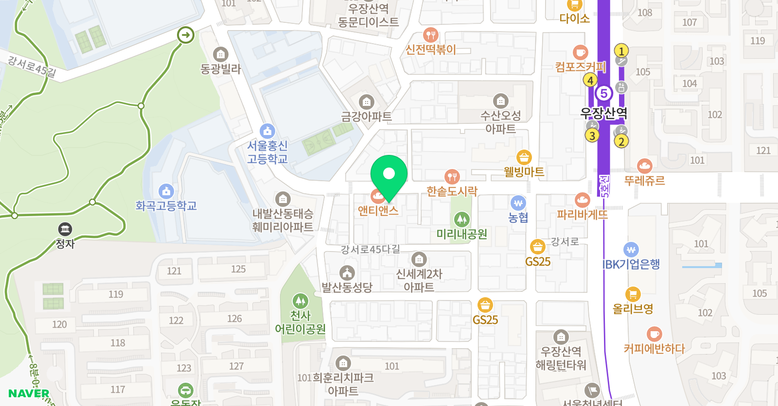 필수만 수학 학원 위치