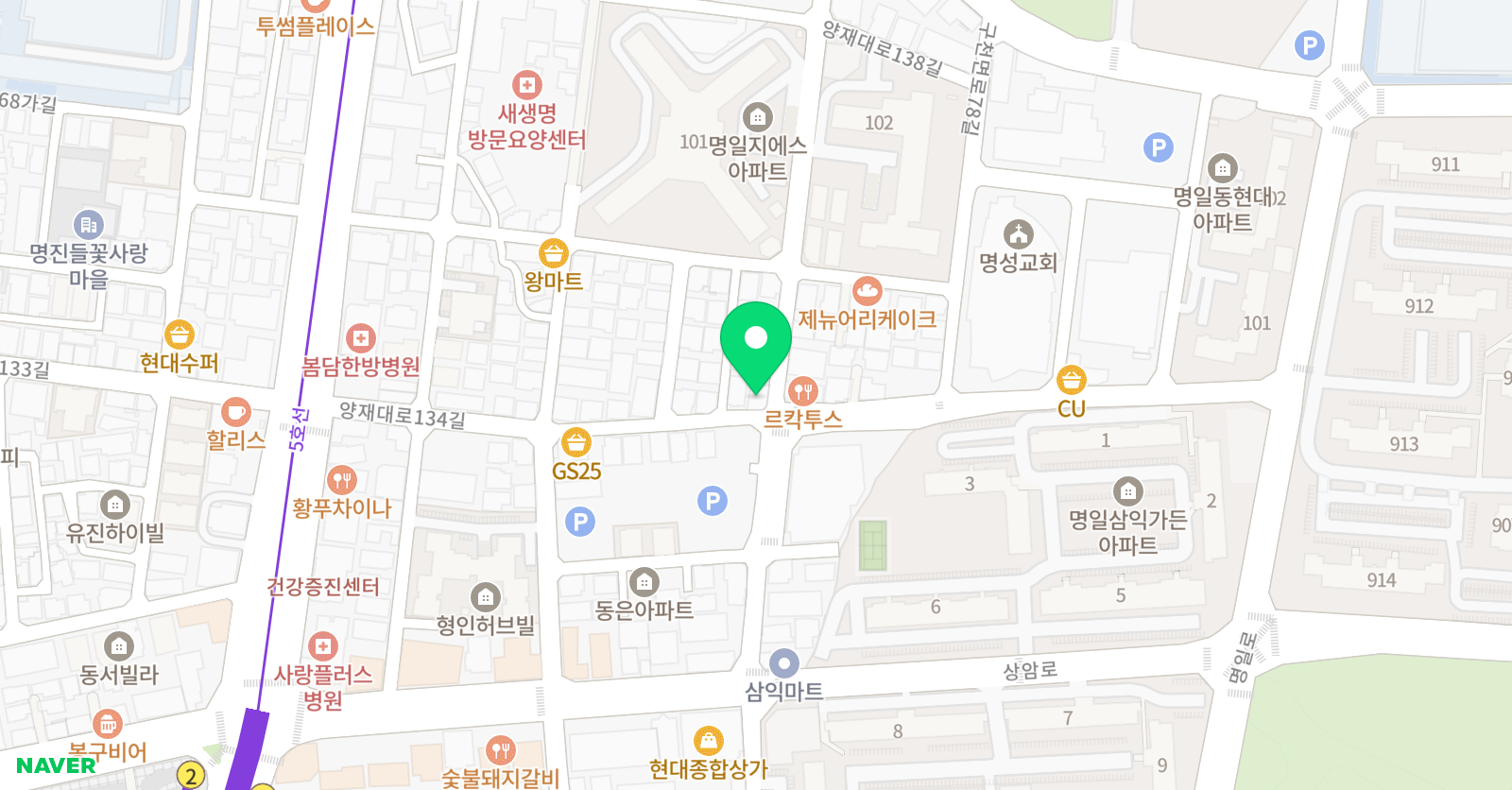 정승희 국어논술 위치