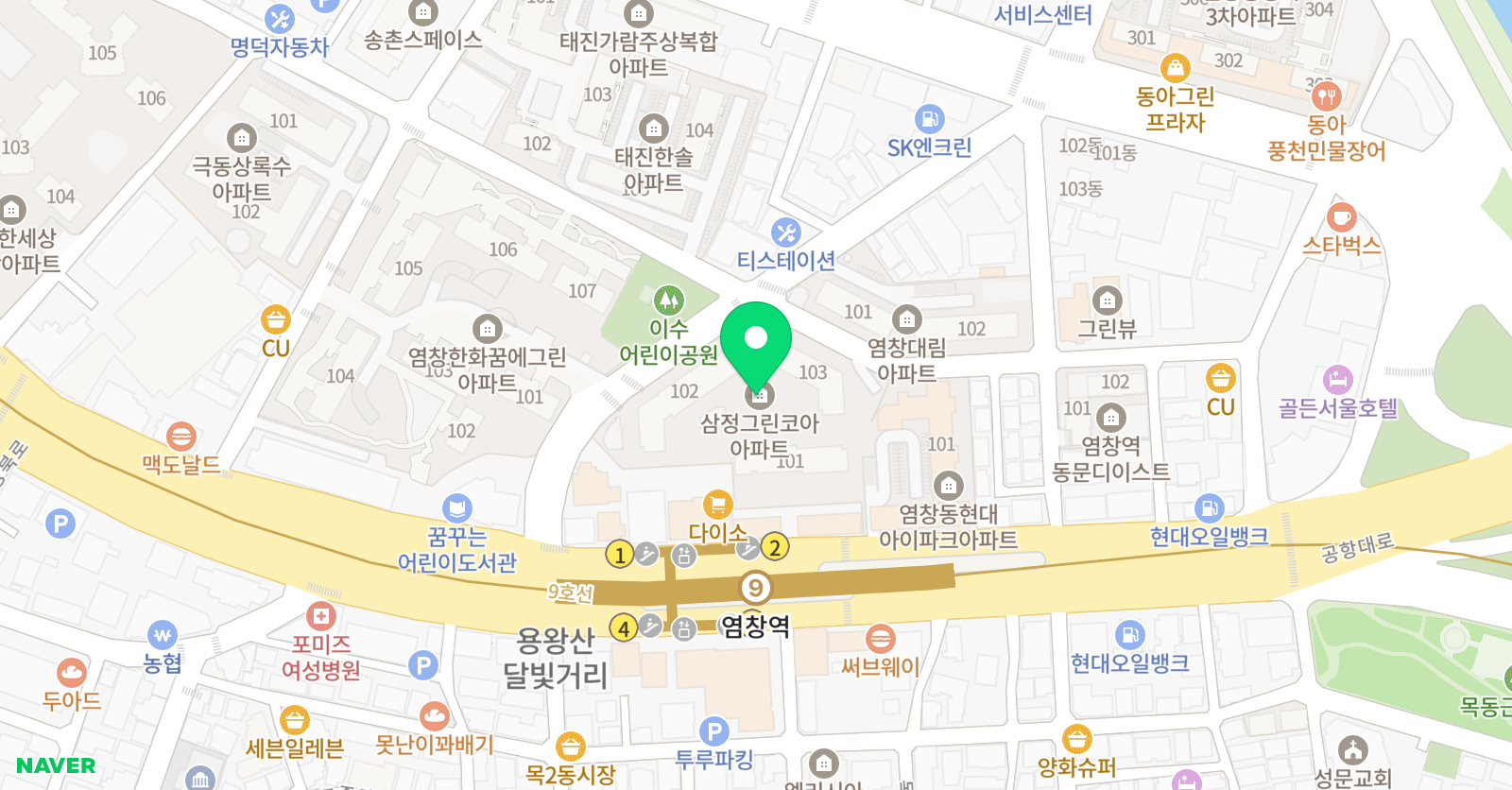플레이팩토 염창교육원 위치
