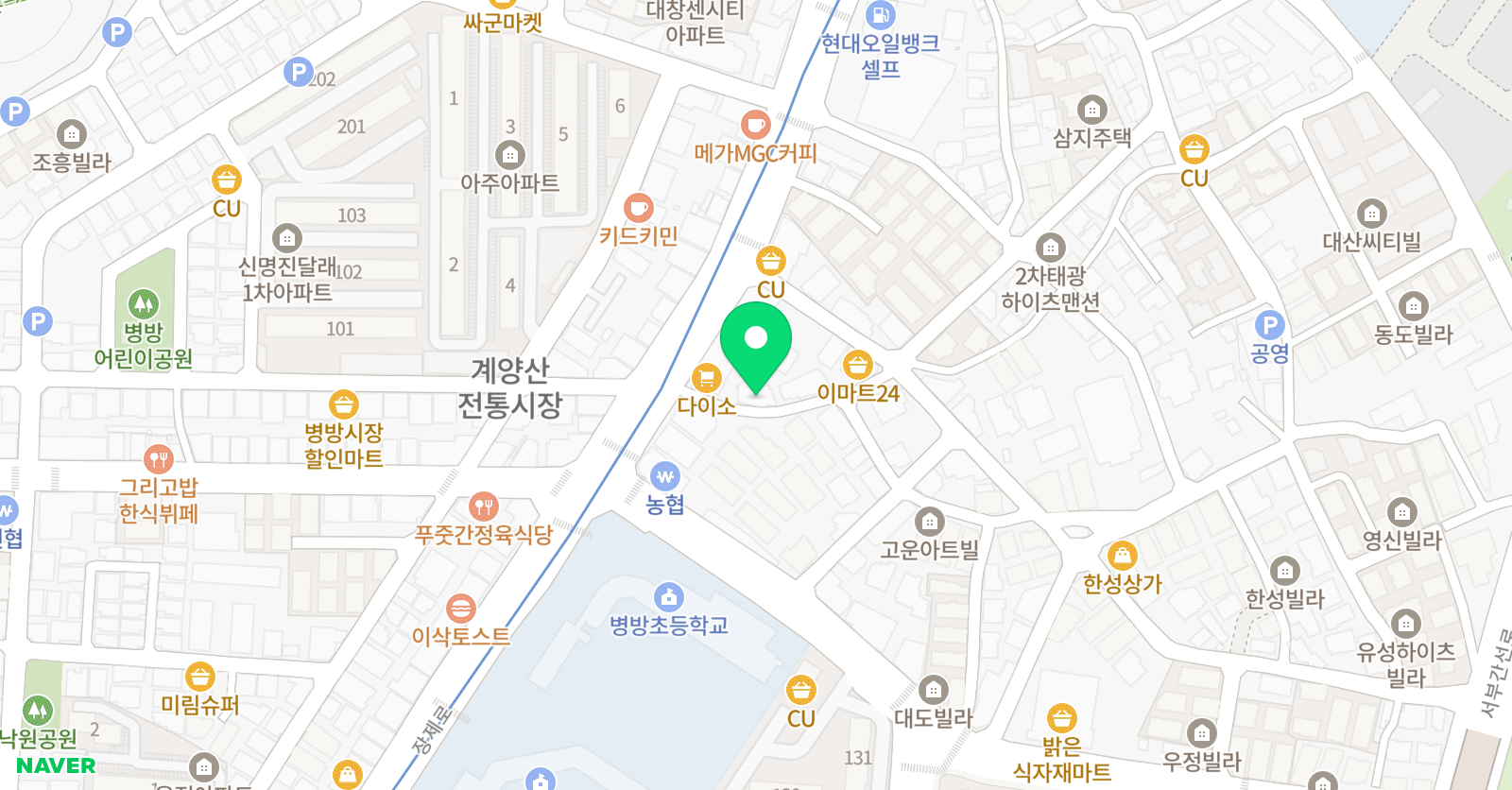 강쌤 공부방 위치