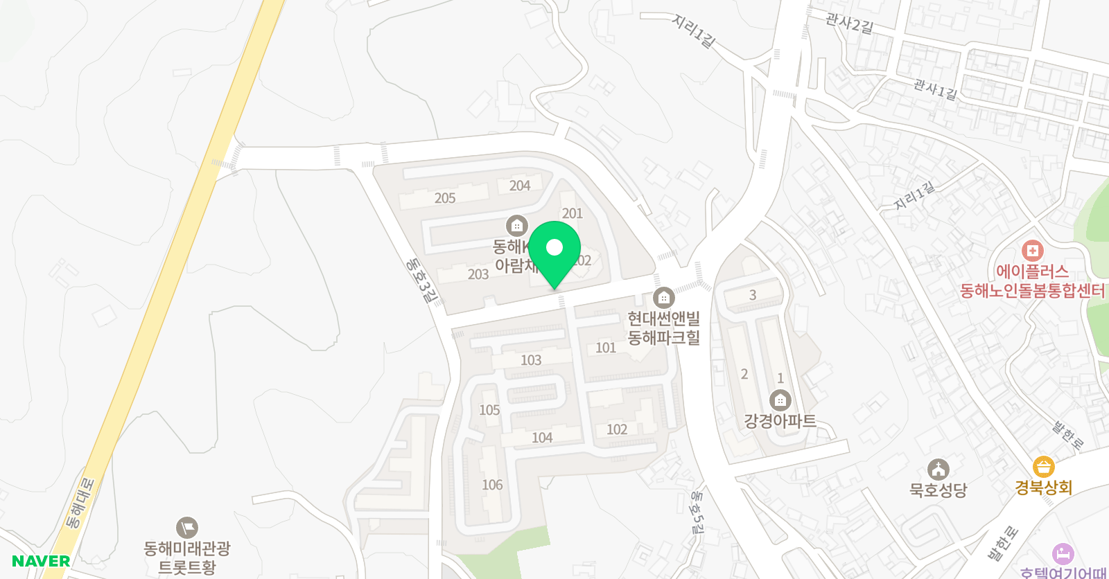뮤엠 영어 제이점 위치