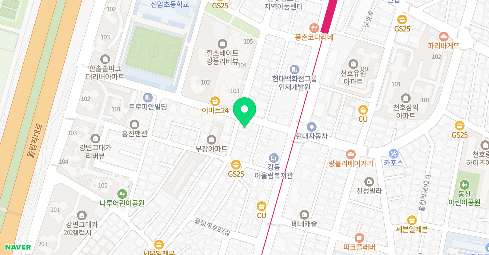 그림정원 미술교습소 위치