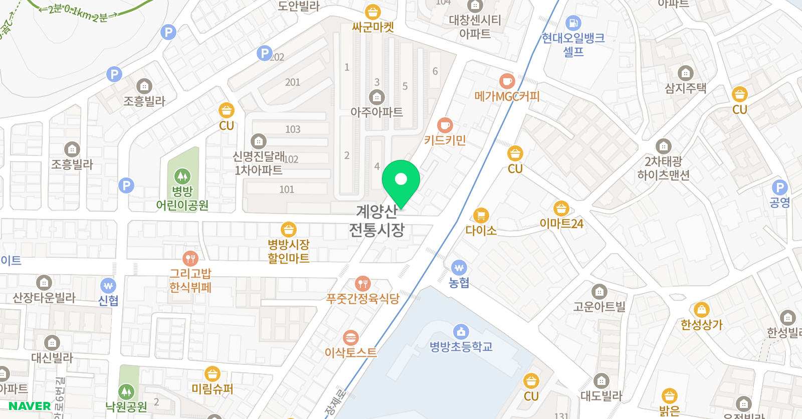이레인 학원 위치