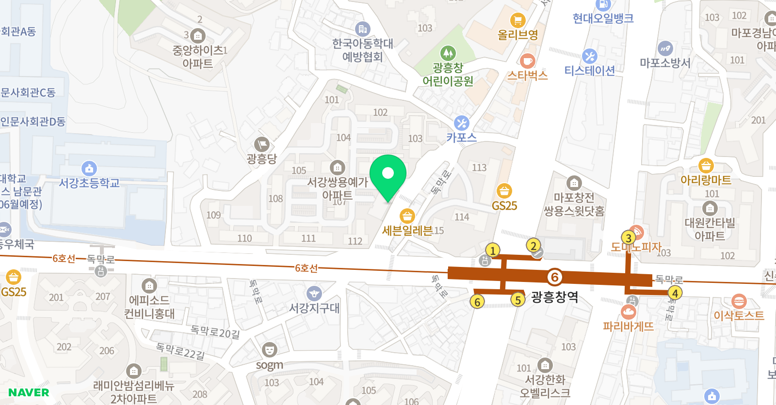 스마트해법 영어 마포서강교실 위치
