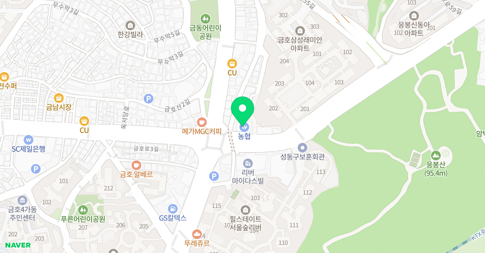 Master원어민 영어회화 위치