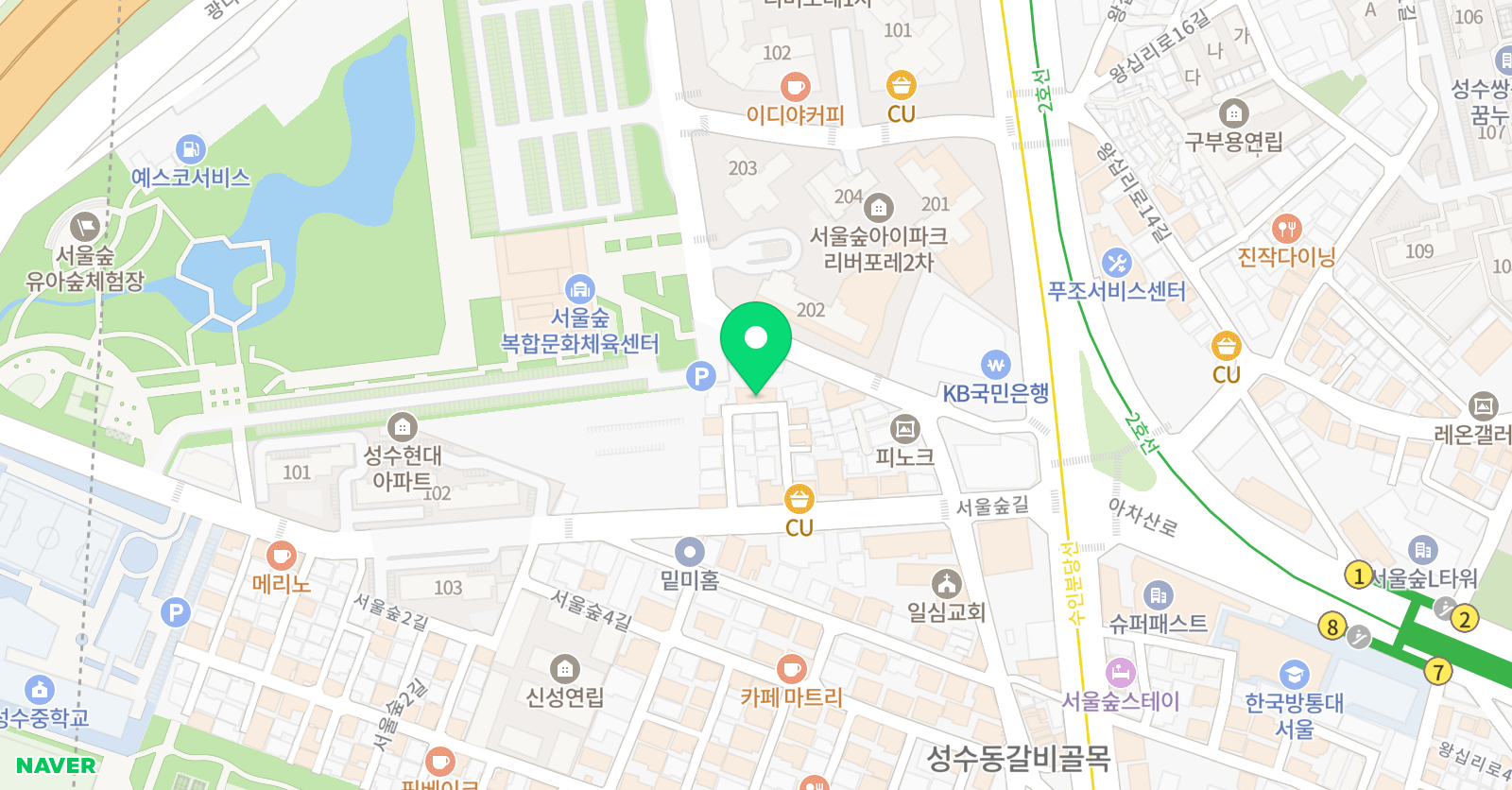 킨즈서울 인텐시브댄스학원 위치