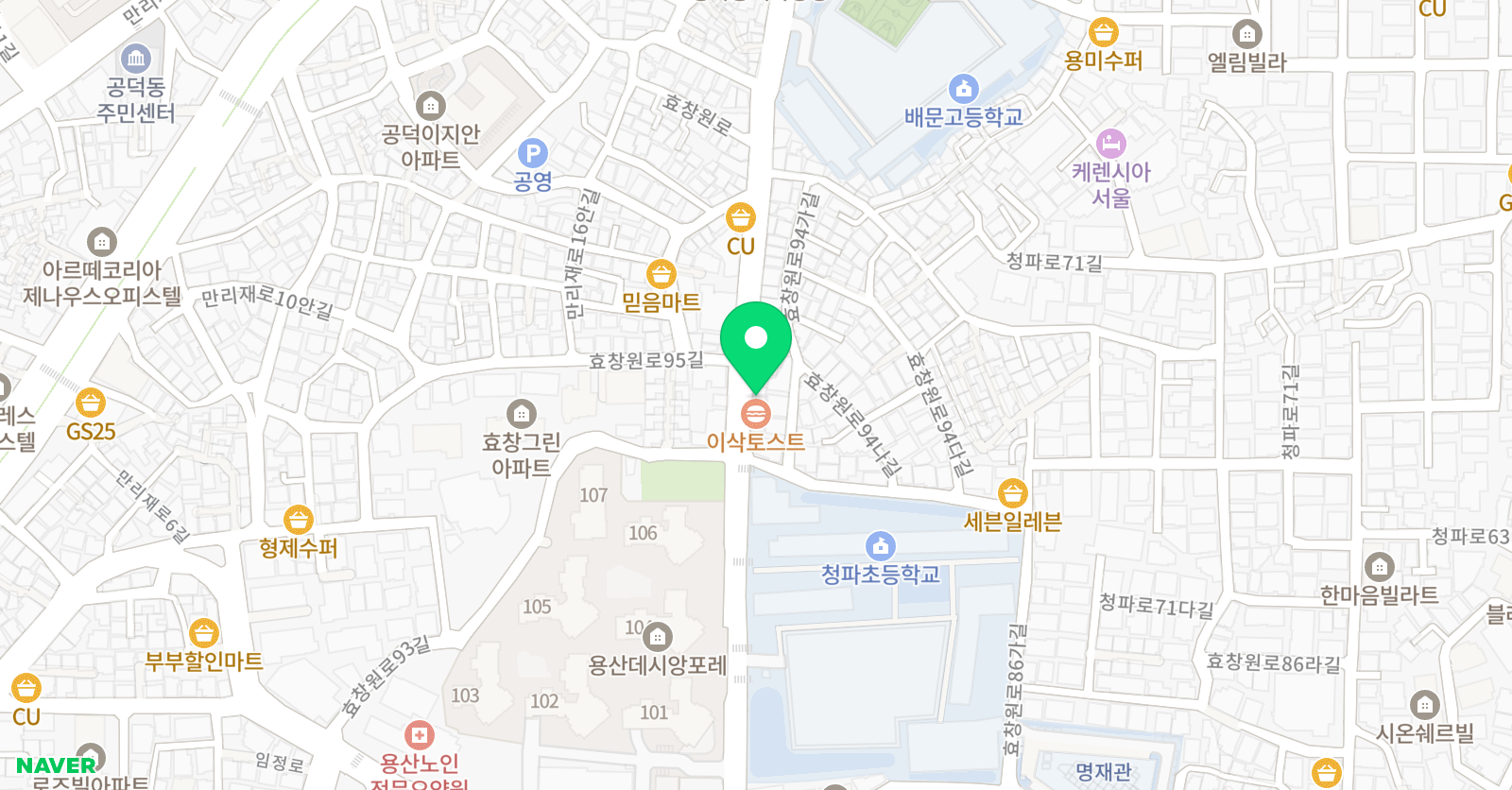 용산 쥬도짐 위치