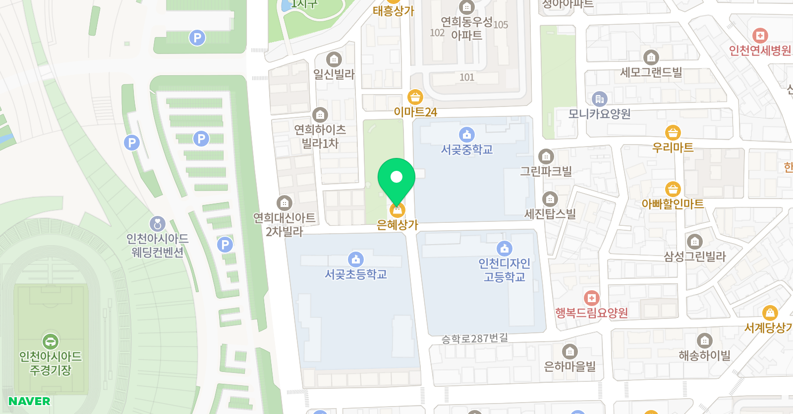 미레도피아노음악교습소 위치