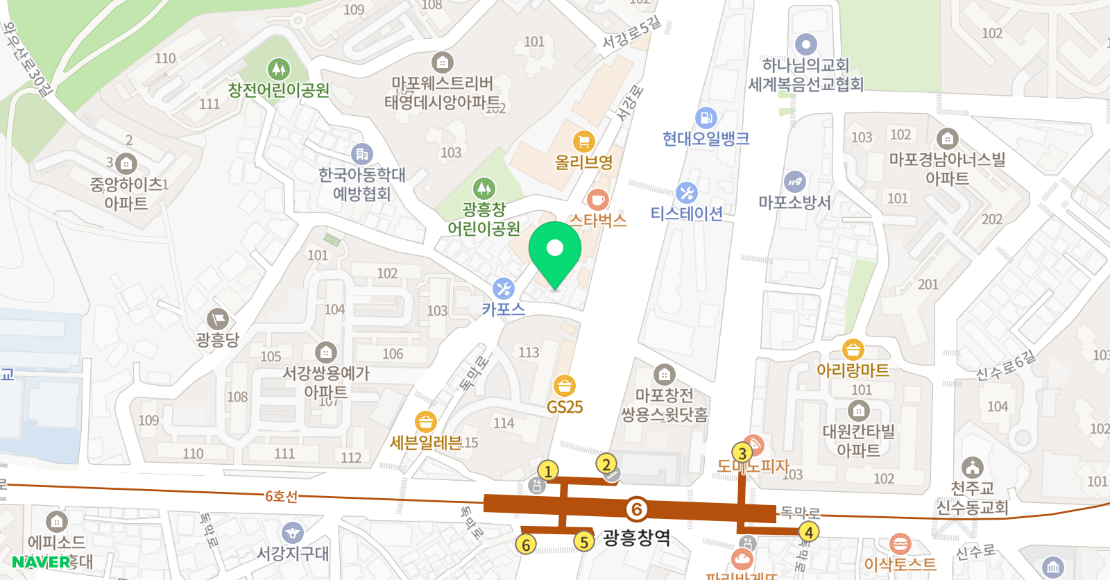 그림나무 미술학원 위치