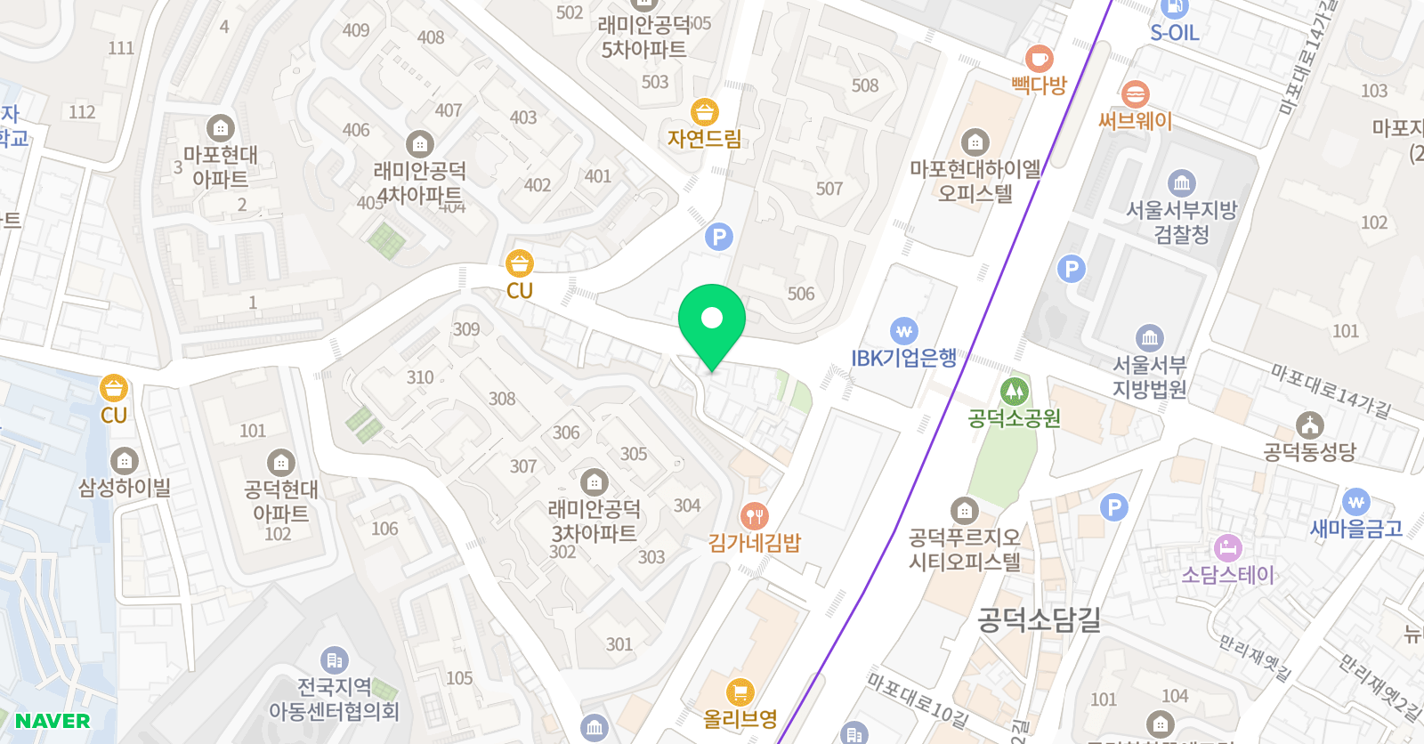 연세 영어 위치