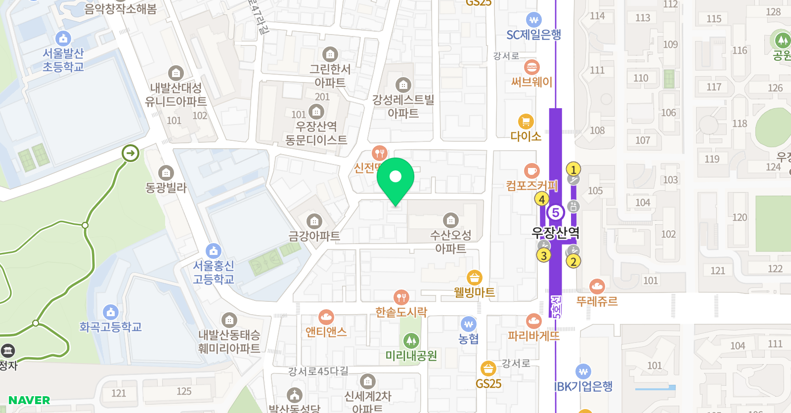 이룸은하수 수학교습소 위치