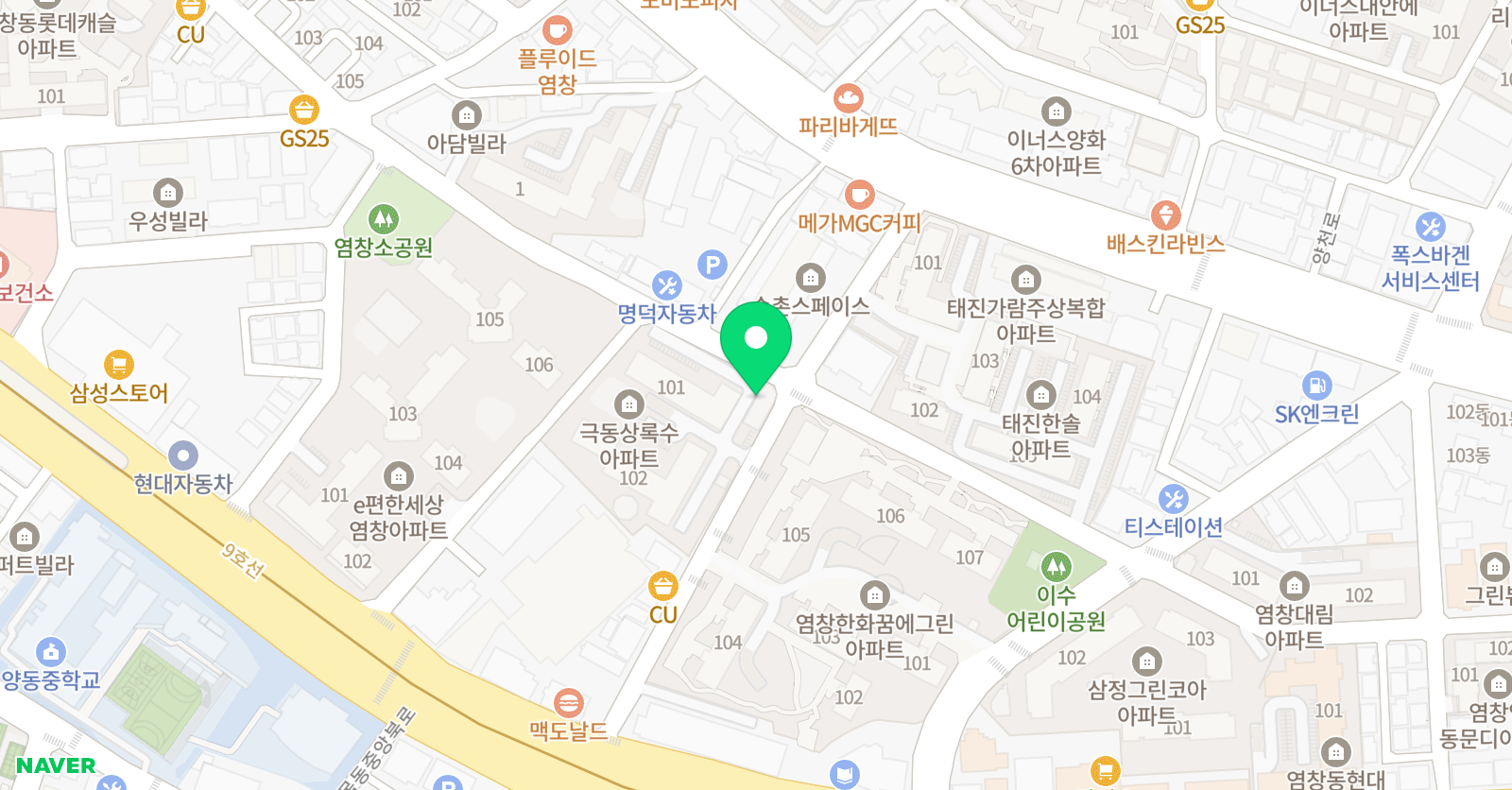 에센스 음악교습소 위치