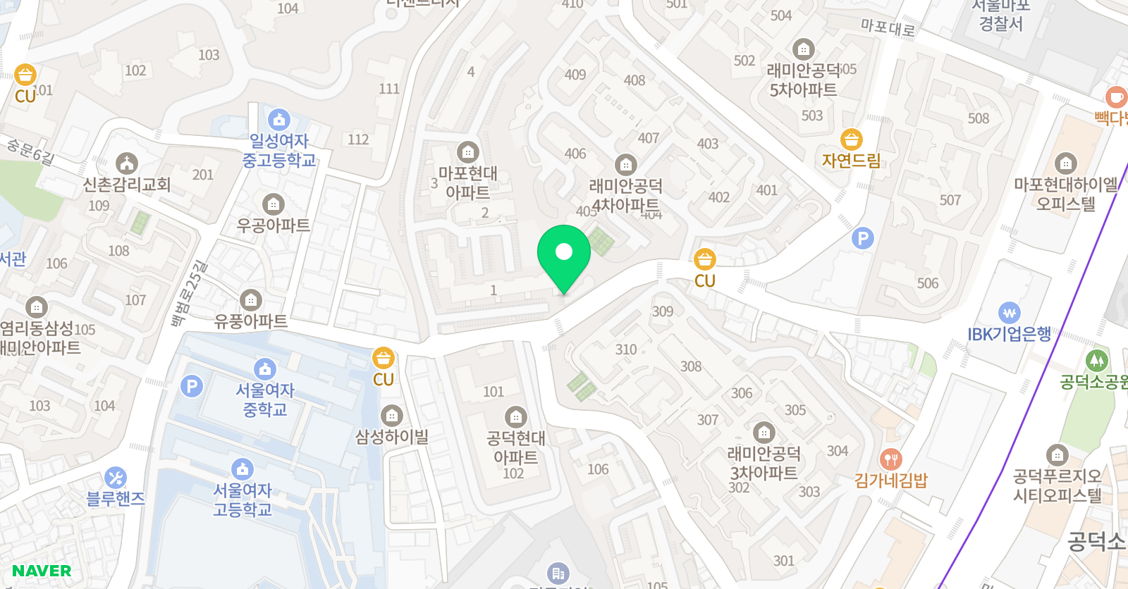 리배 음악학원 위치