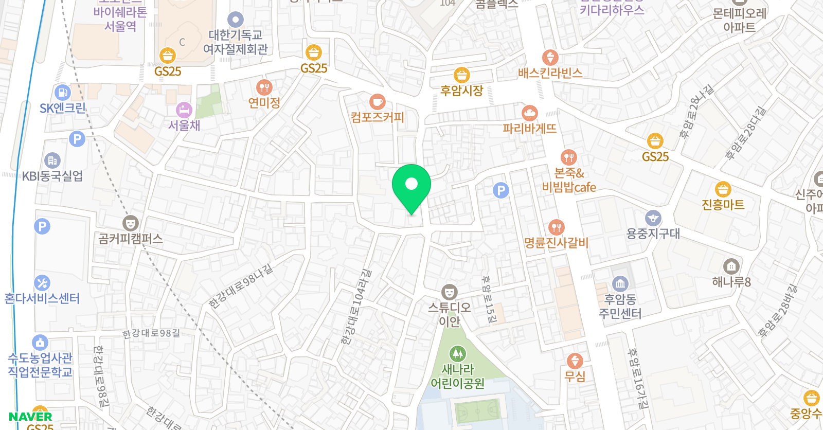 명문 학원 위치