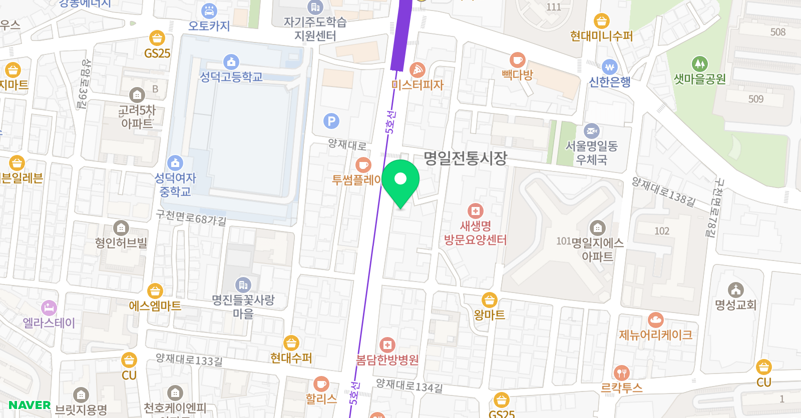 핫댄스스쿨 위치