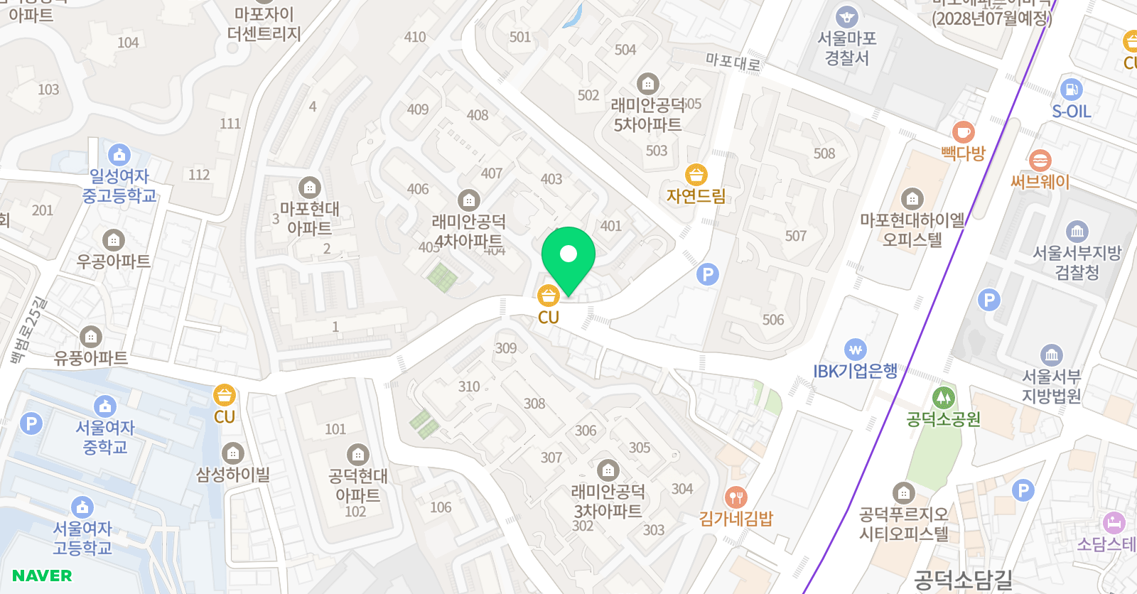이화리움피아노 음악교습소 위치