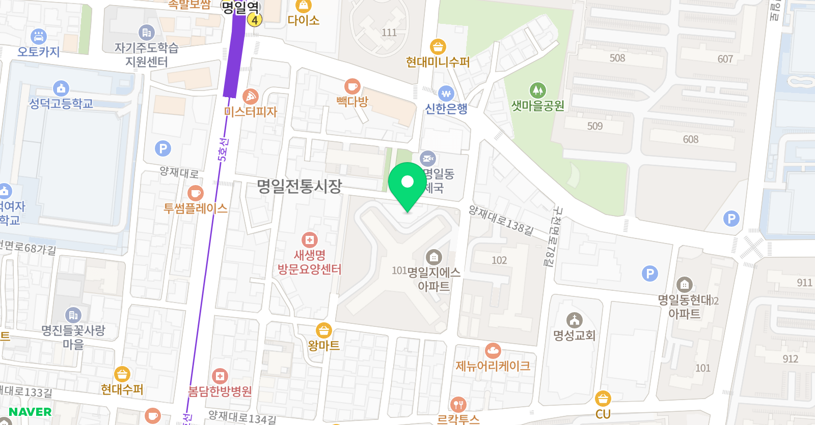 기타앤피아노 GNP 학원 위치
