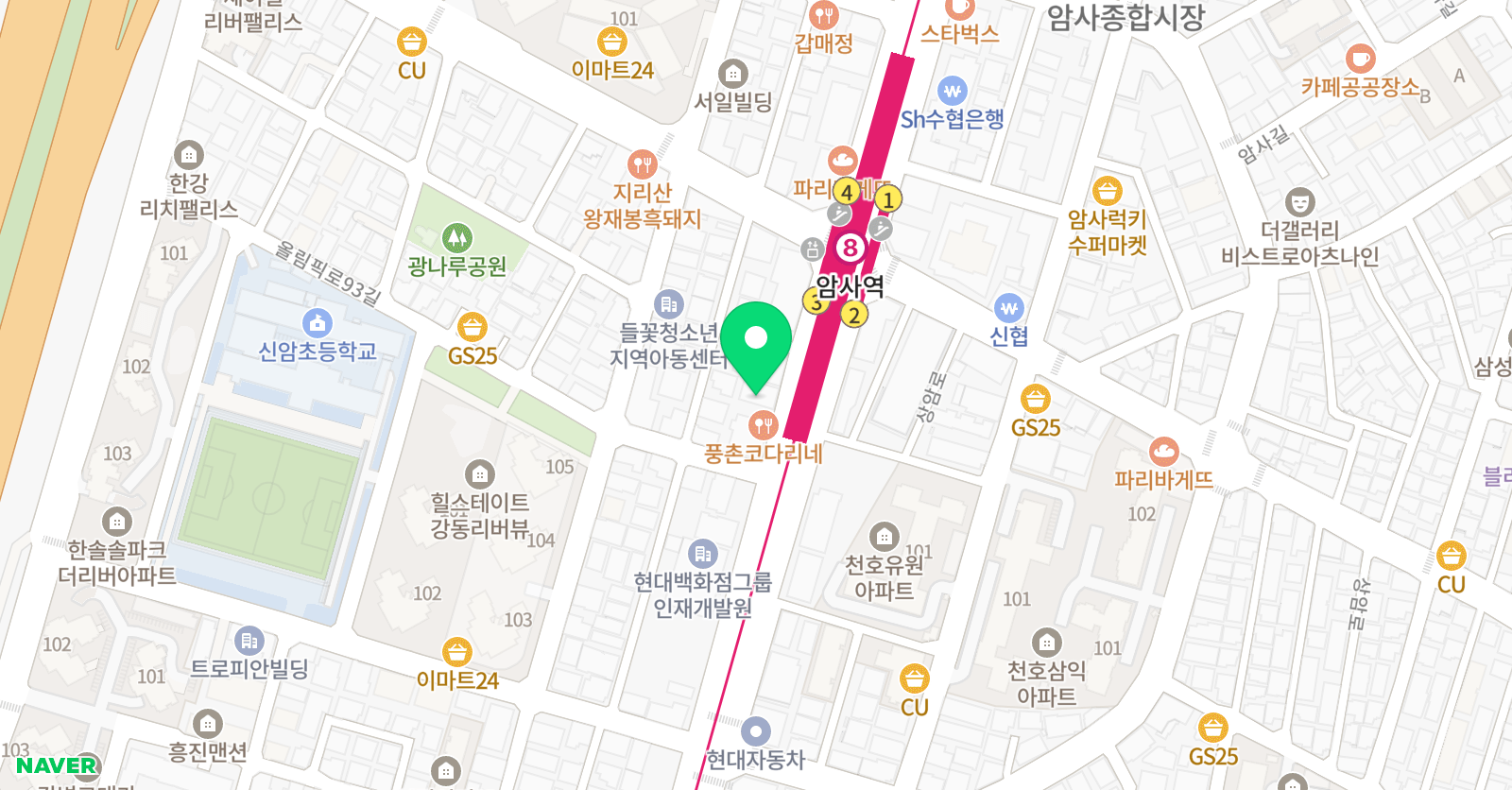 클라인 수학보습학원 위치