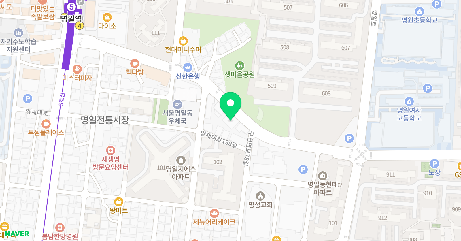 단디 위치