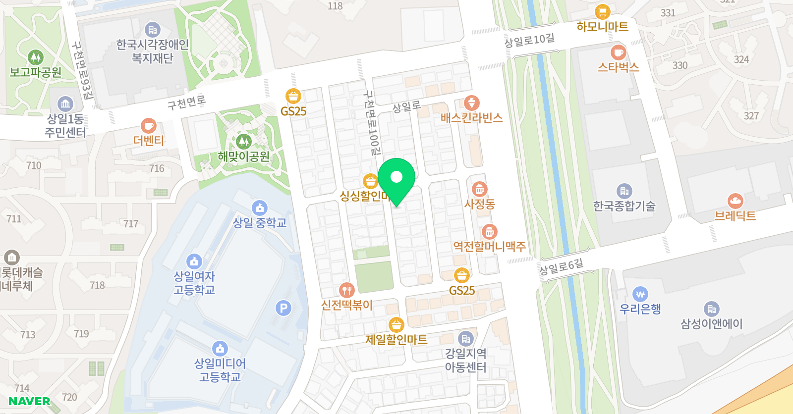 새싹아뜰리에 미술교습소 위치