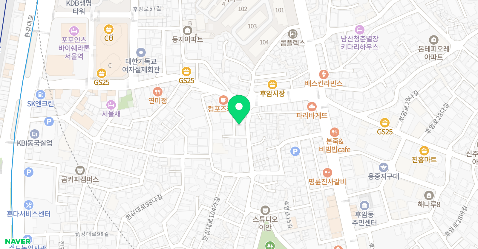 예꼬 음악학원 위치