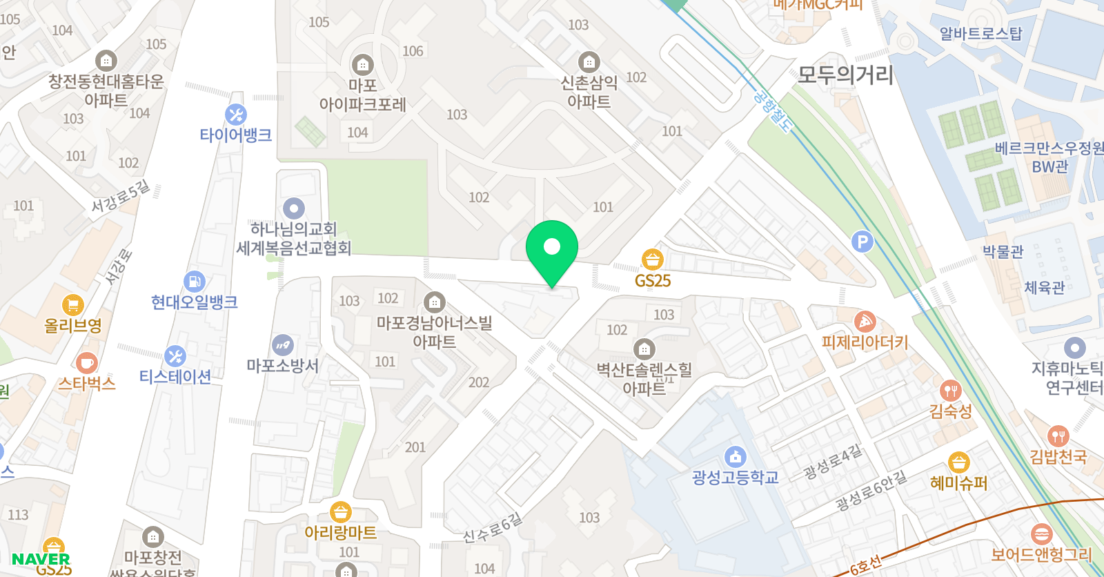 플로라 발레학원 위치