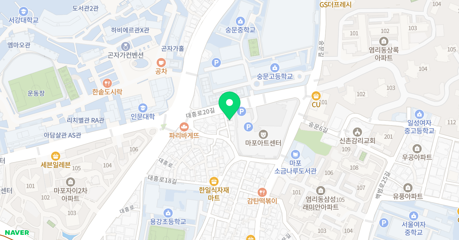 마포스즈키 음악학원 위치