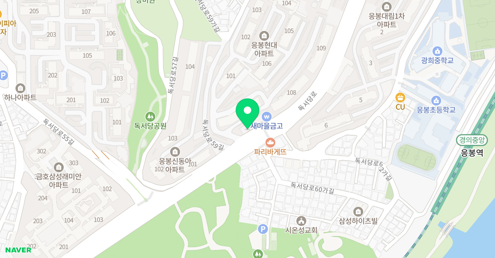 성동FC 응봉점 위치