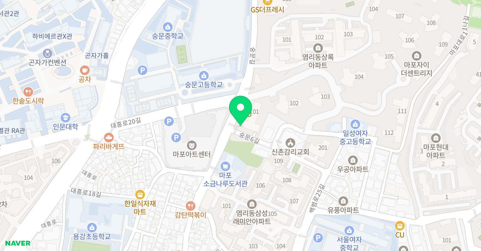 이루다 국어수학학원 위치