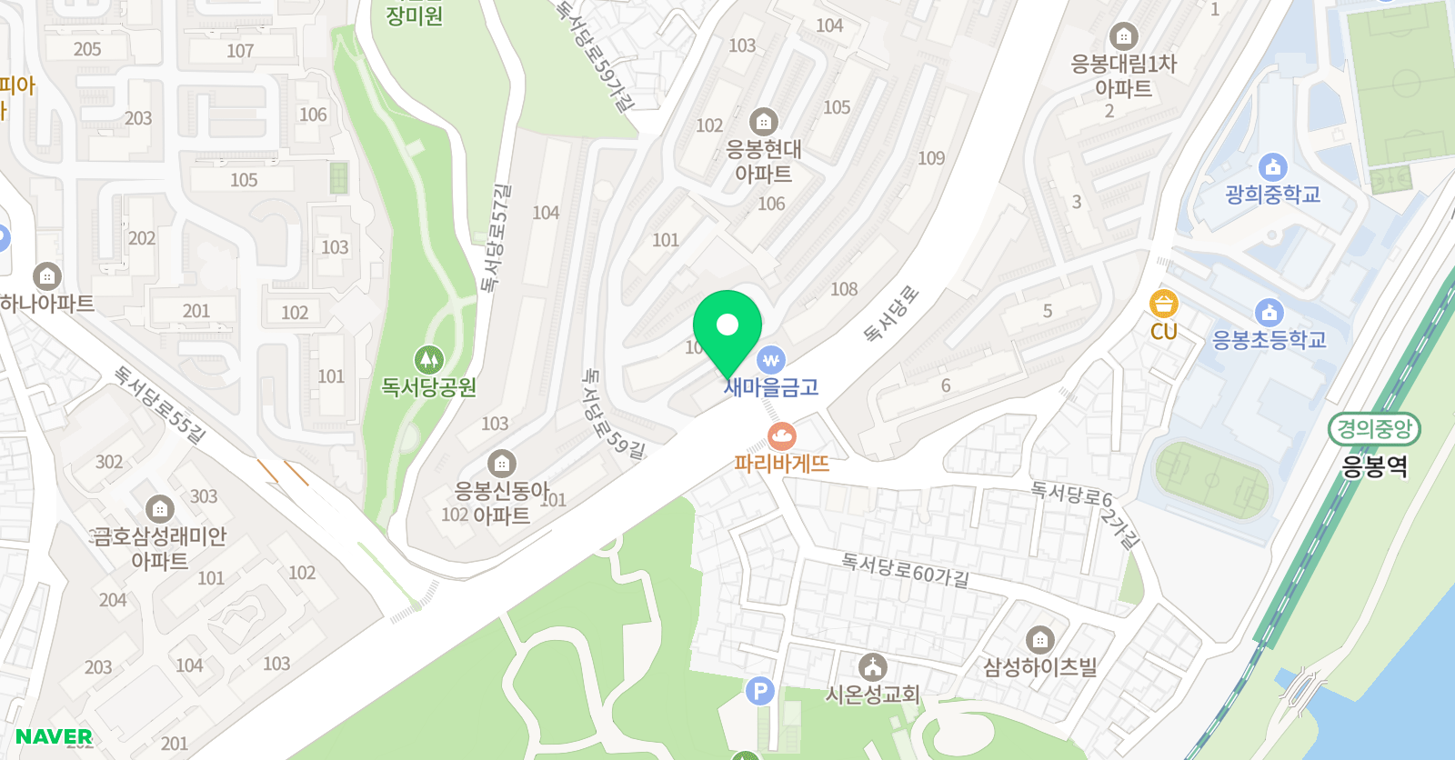 영재프리즘 국영수 보습학원 위치