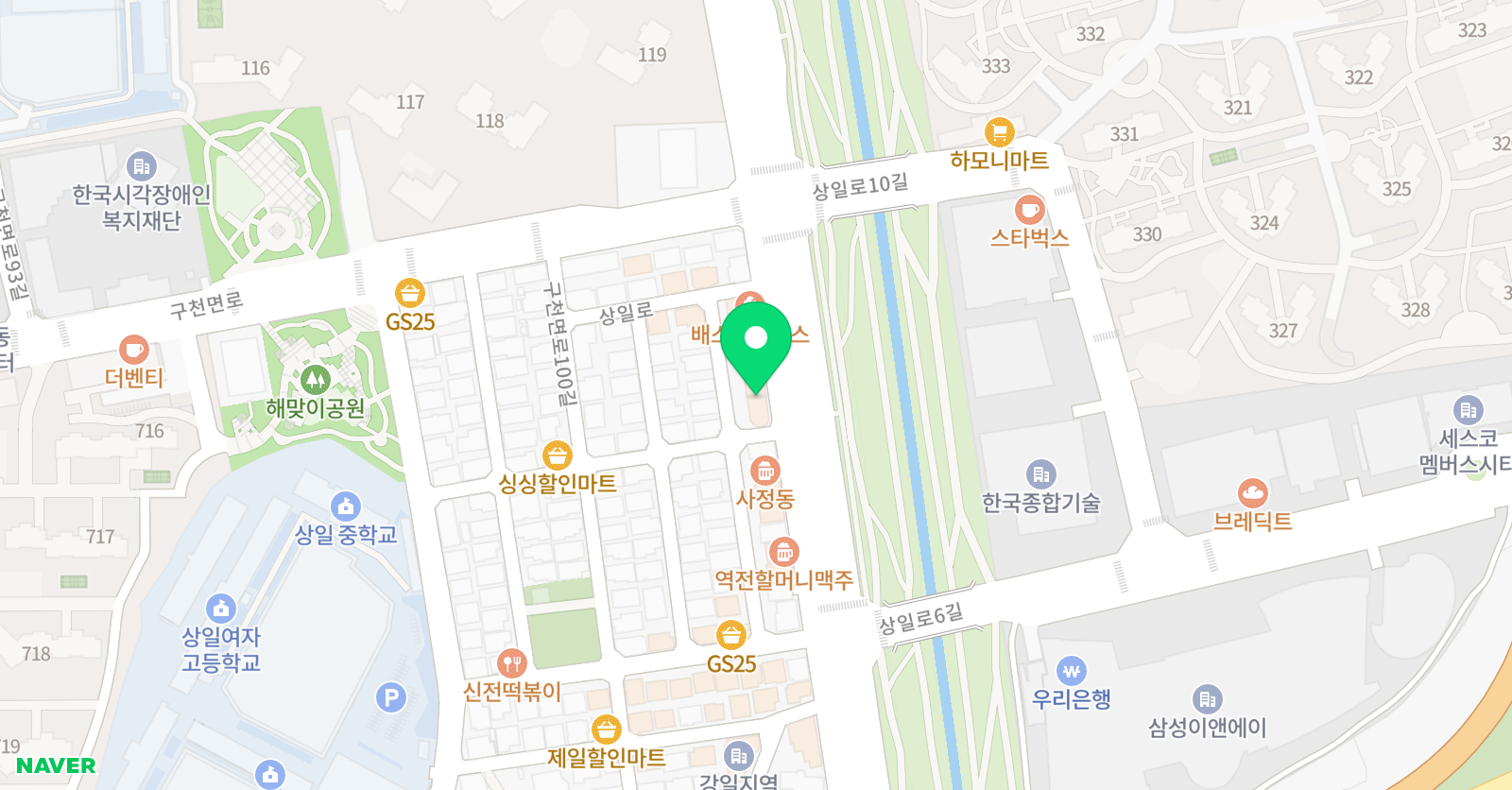 고덕수피아 무용학원 위치