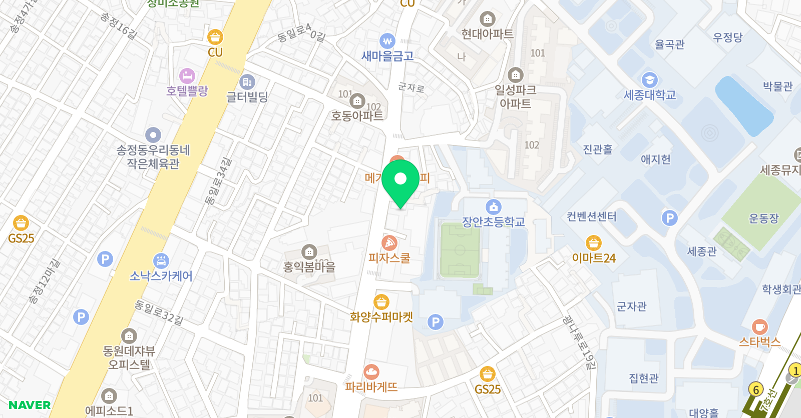 이손 음악교습소 위치