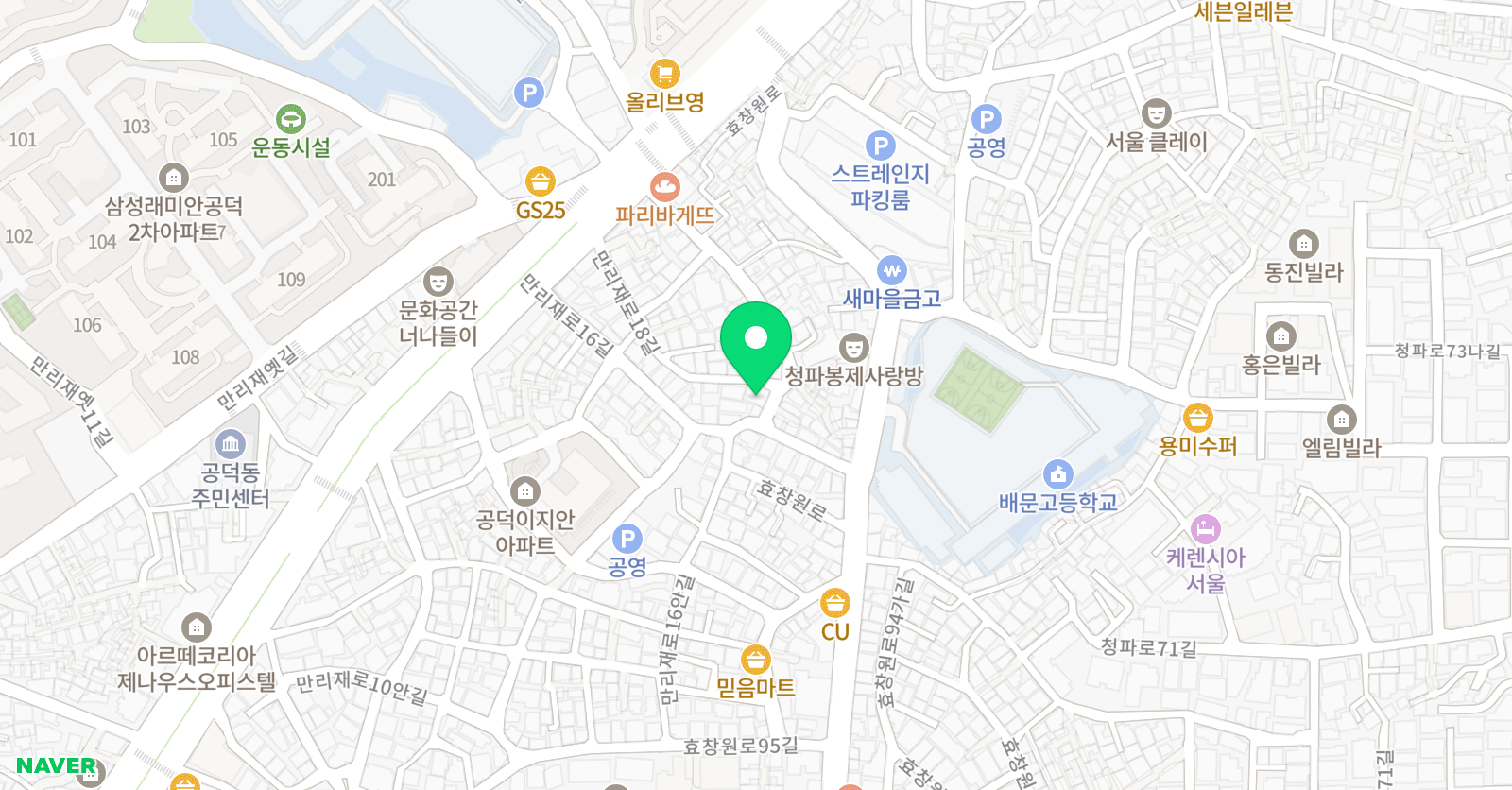 미성 영어수학 위치
