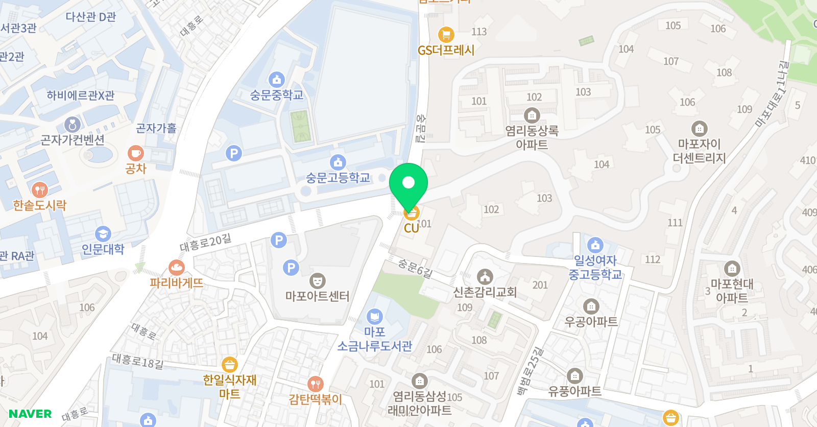 상상꿈틀 위치