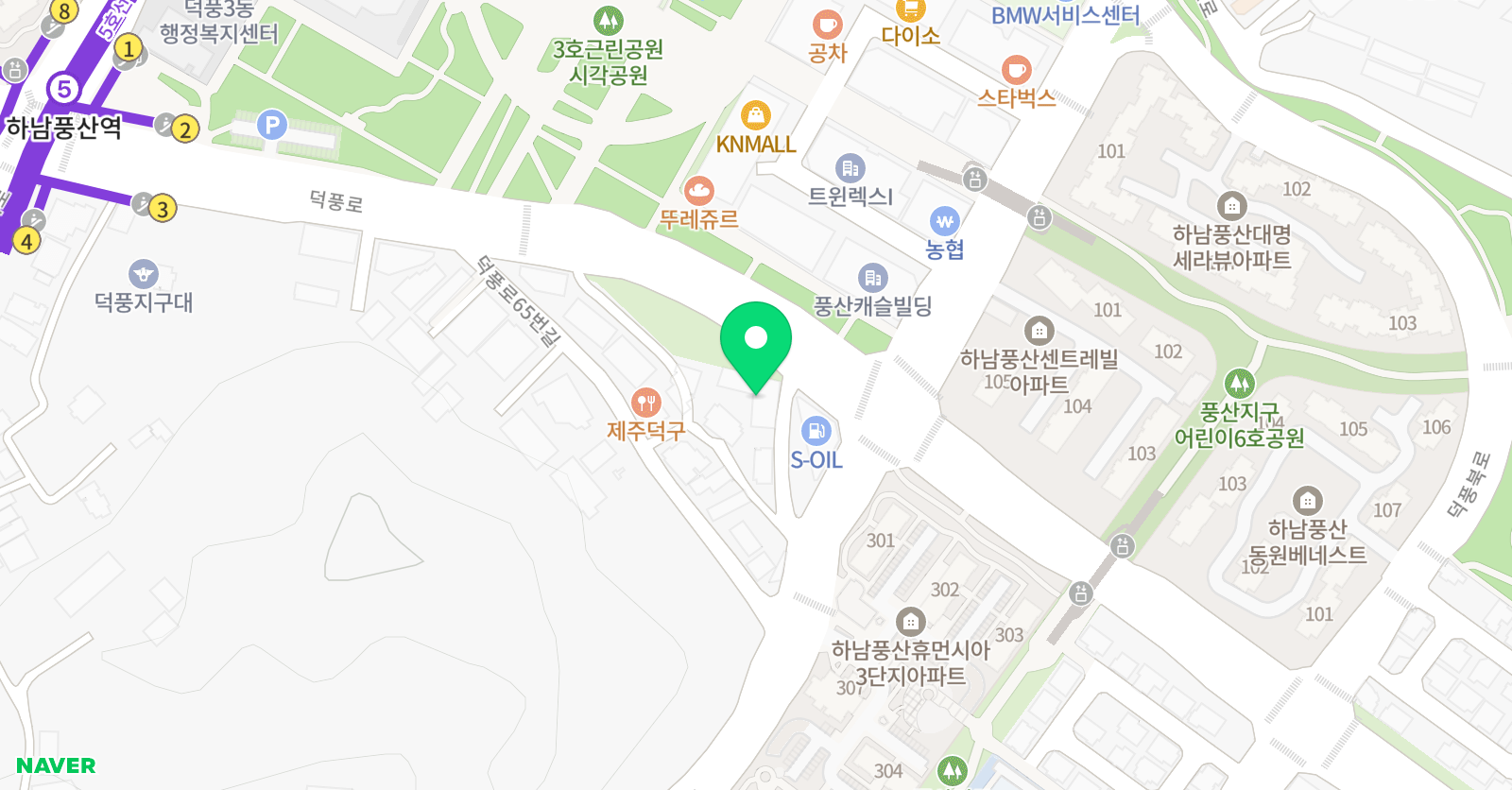 하남 SSC 축구클럽 위치