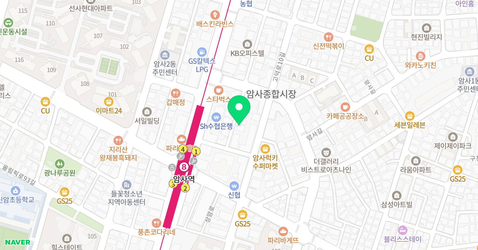 그리다 아틀리에 위치