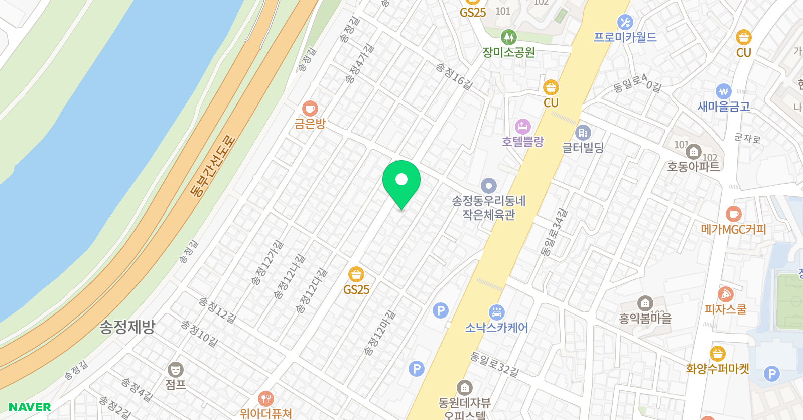 송원 더아트 위치