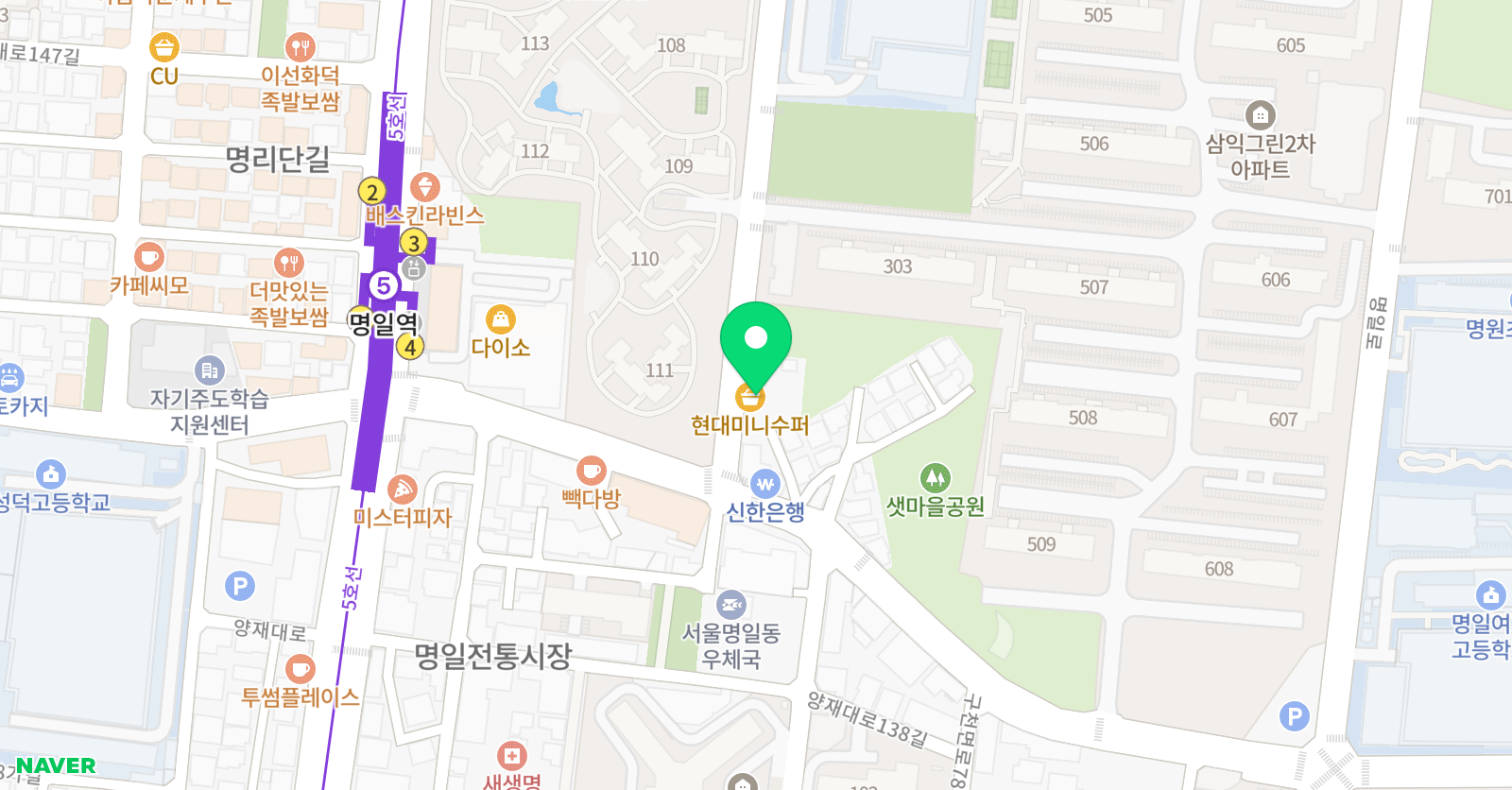 리듬영어 위치