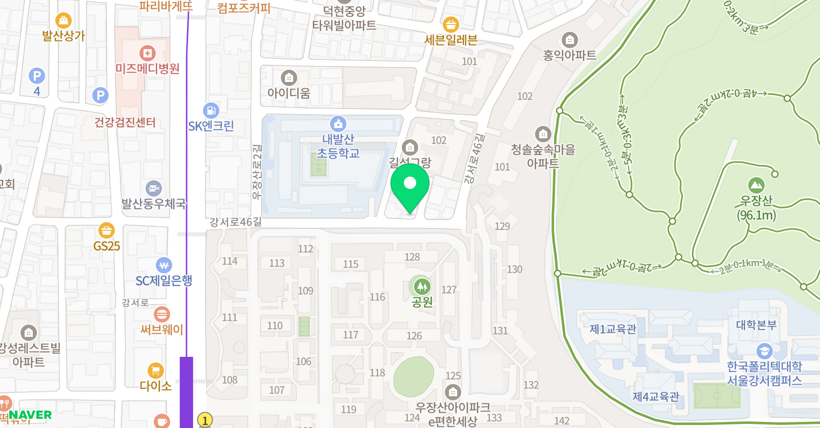 제이앤 영어학원 위치