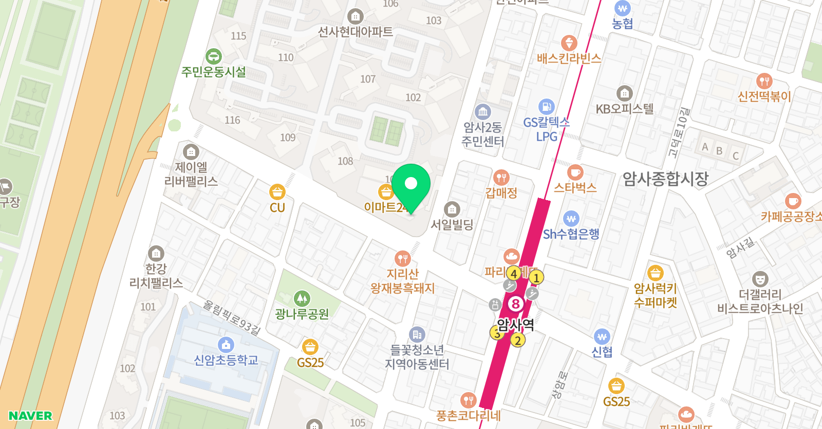 하늬쌤 영어교습소 위치