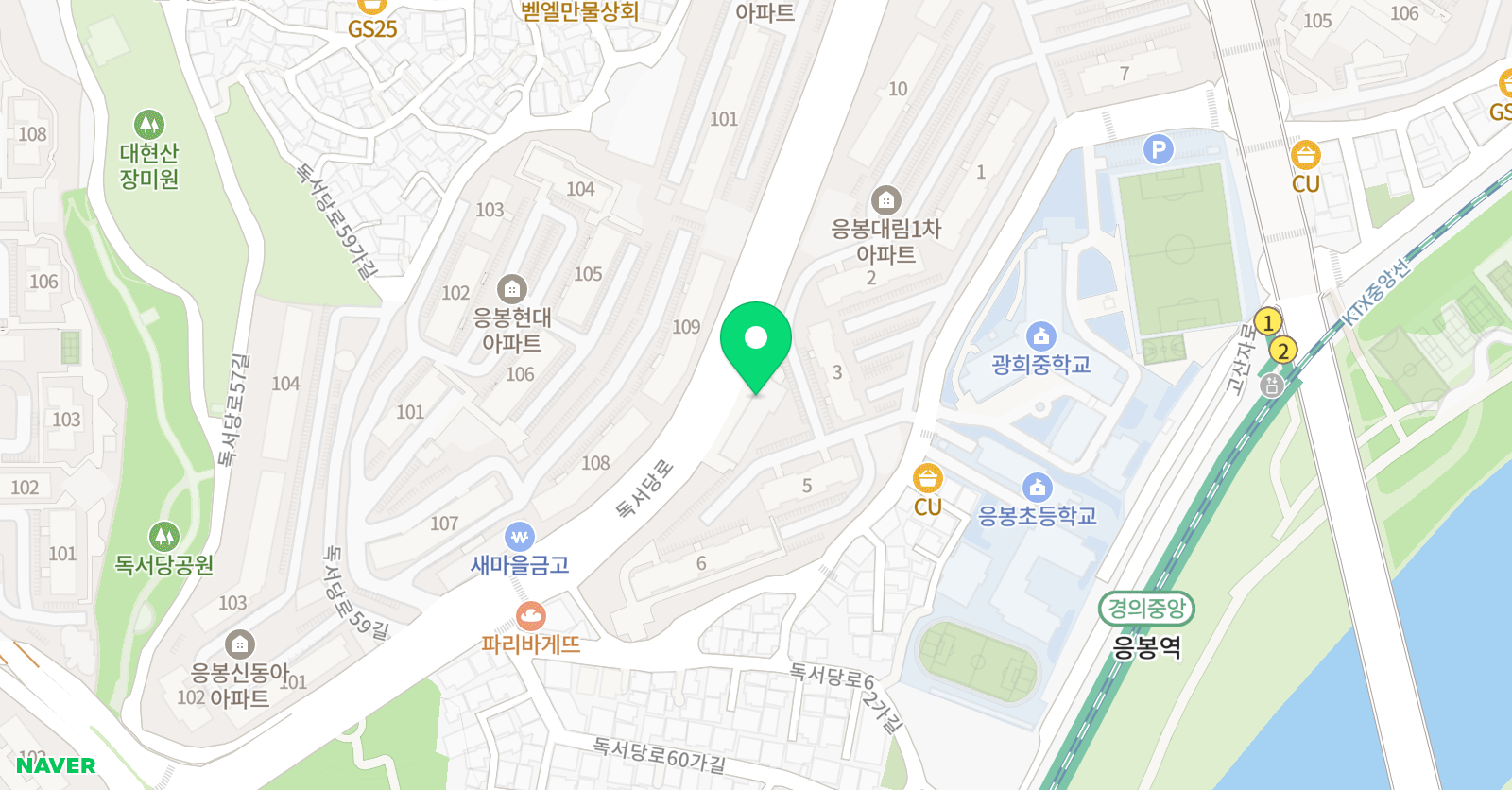 하이클래스 수학전문학원 위치