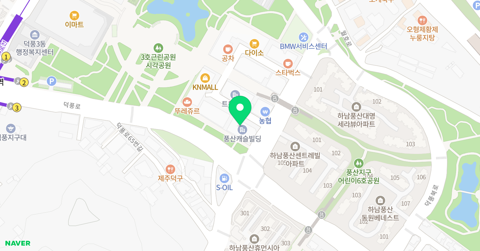 아담리즈 수학 하남미사센터 위치