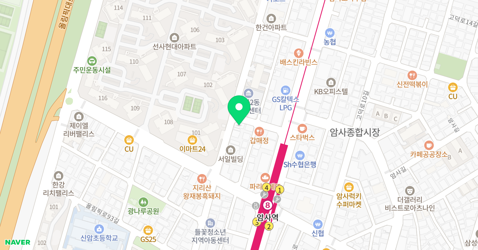 F스터디 보습학원 위치