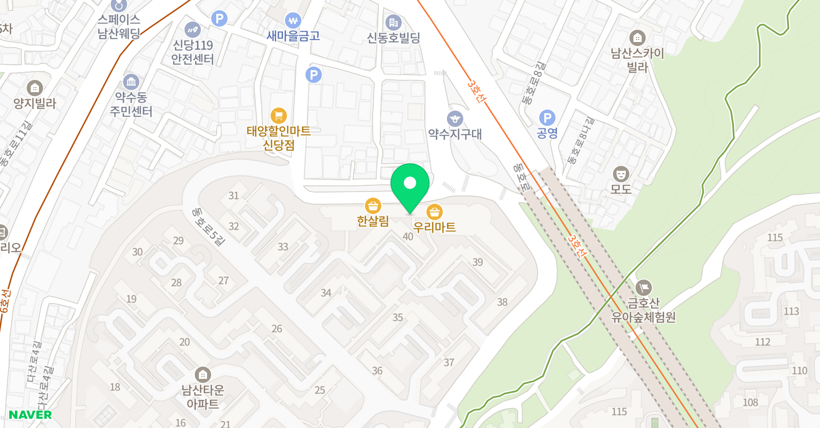 연세찬 학원 위치