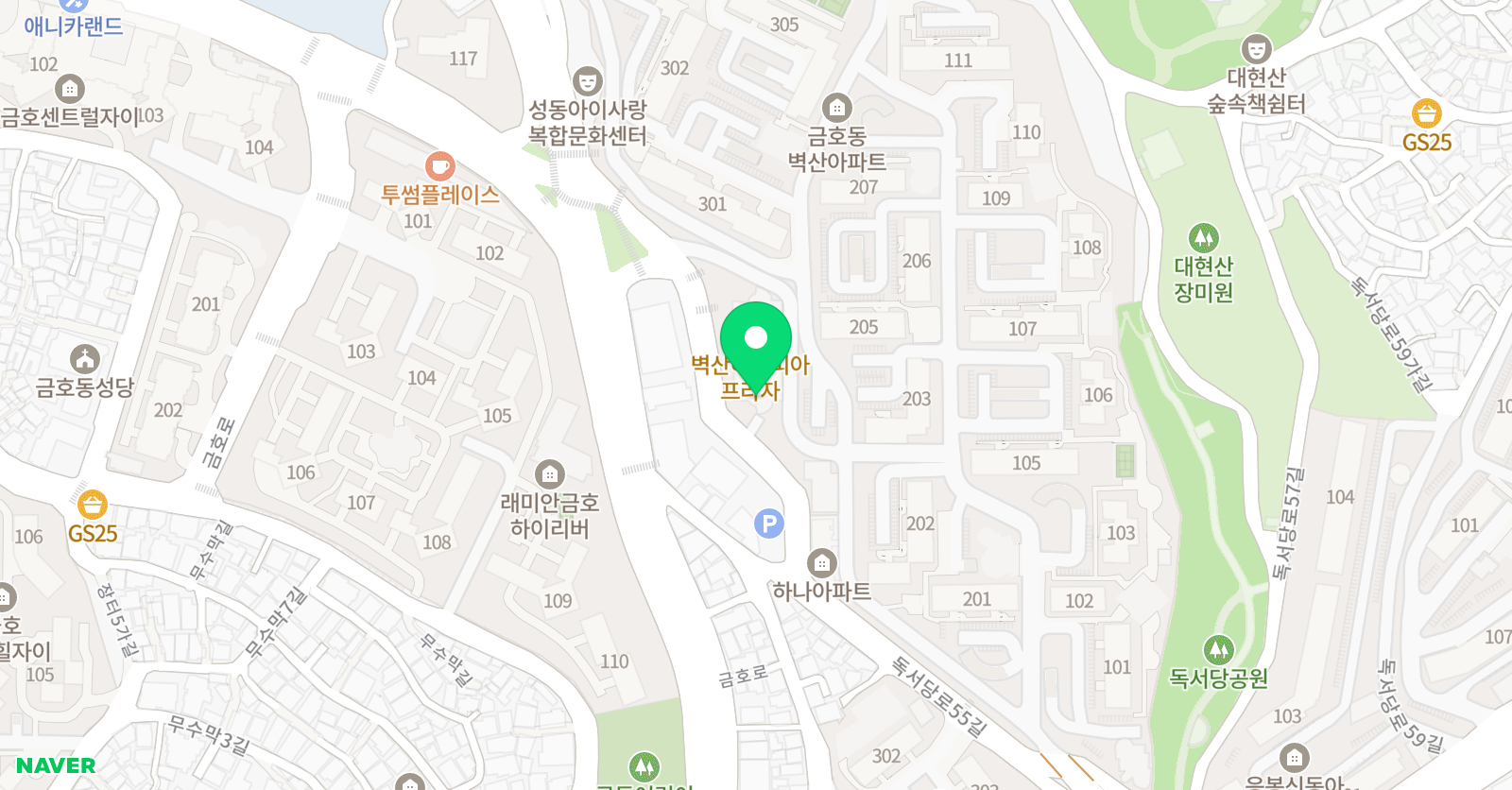 금호 스즈키 바이올린 위치